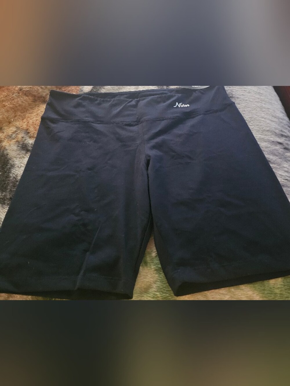 NIRVANA Black High-Rise Women's Bike Shorts